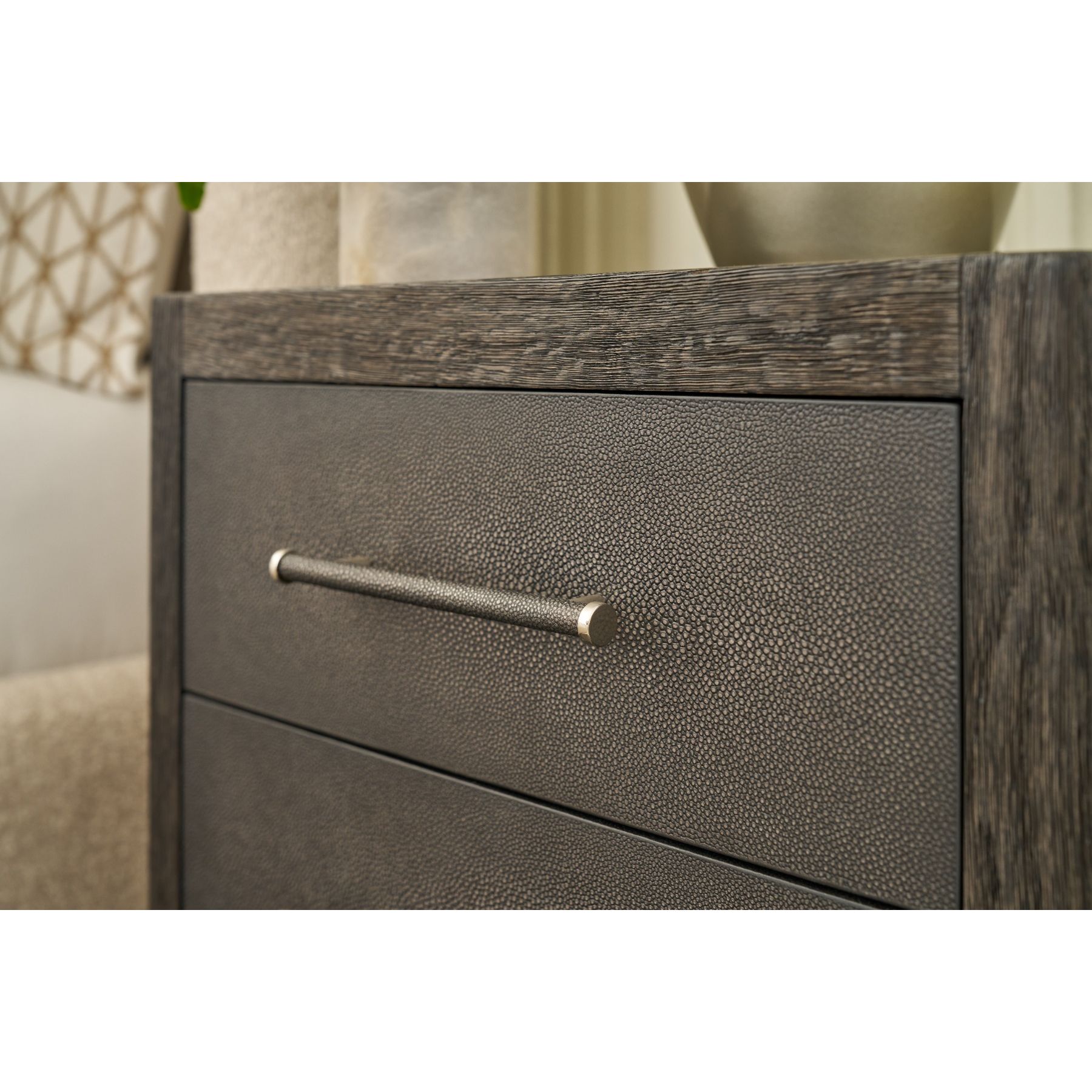 Maxwell 3-drawer Bedside Table - Dark