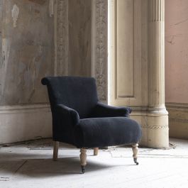 Bristol navy tall chair top