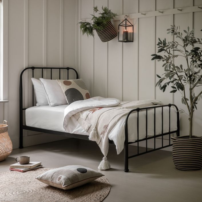 Salta Single Bed - Black