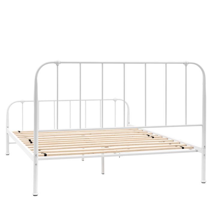 Salta Double Bed - White