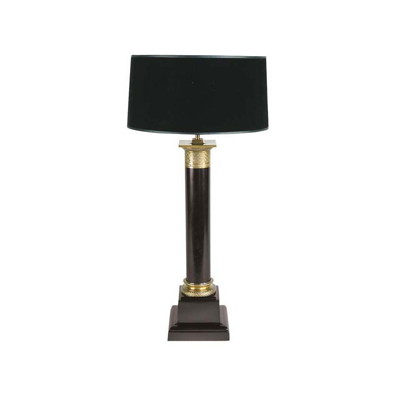 Eichholtz Lamp Table Monaco - Black and Brass