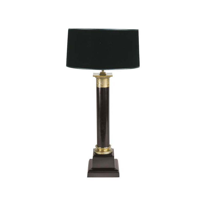 Lamp Table Monaco - Black and Brass