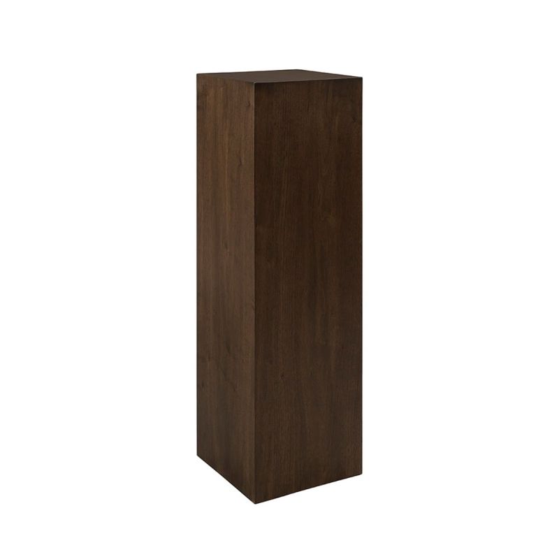 Large walnut veneer pedastal