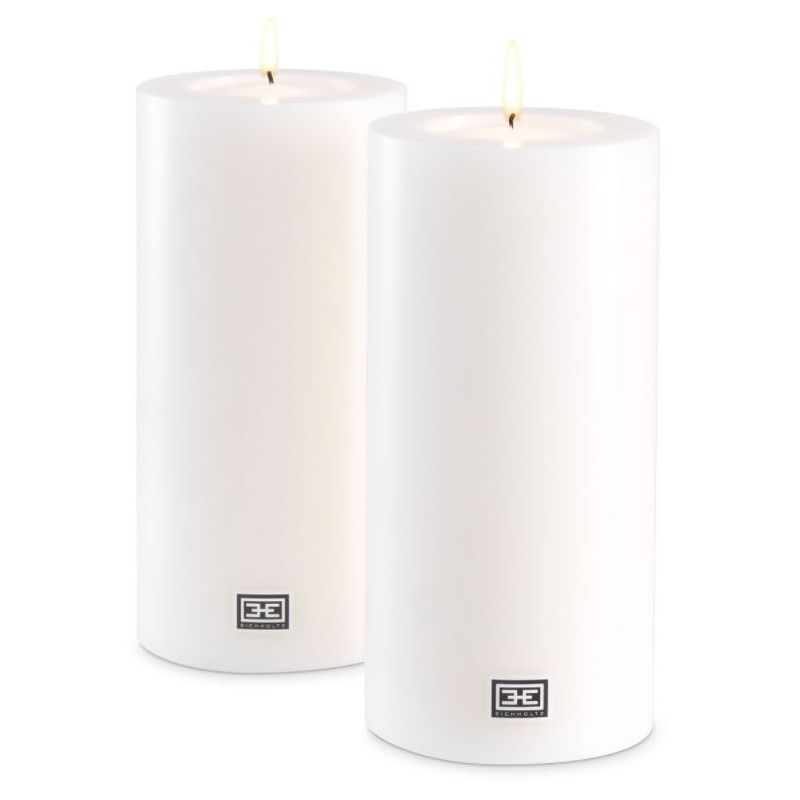 Artificial Candles XL set of 2