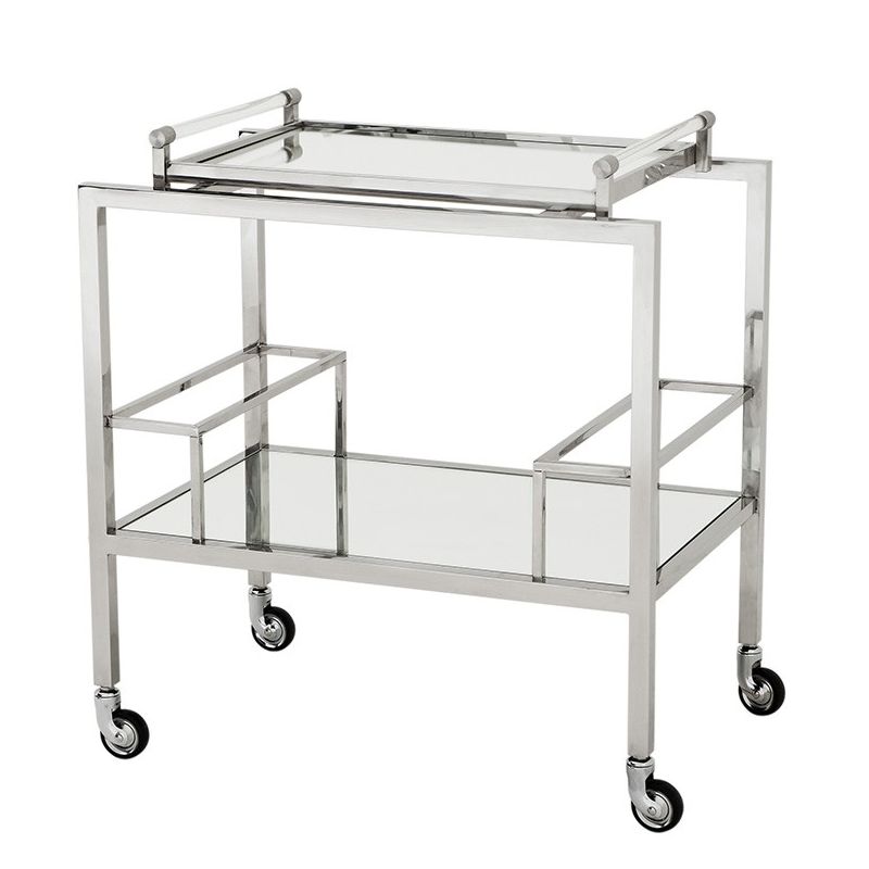 Eichholtz Majestic Drinks Trolley - Silver