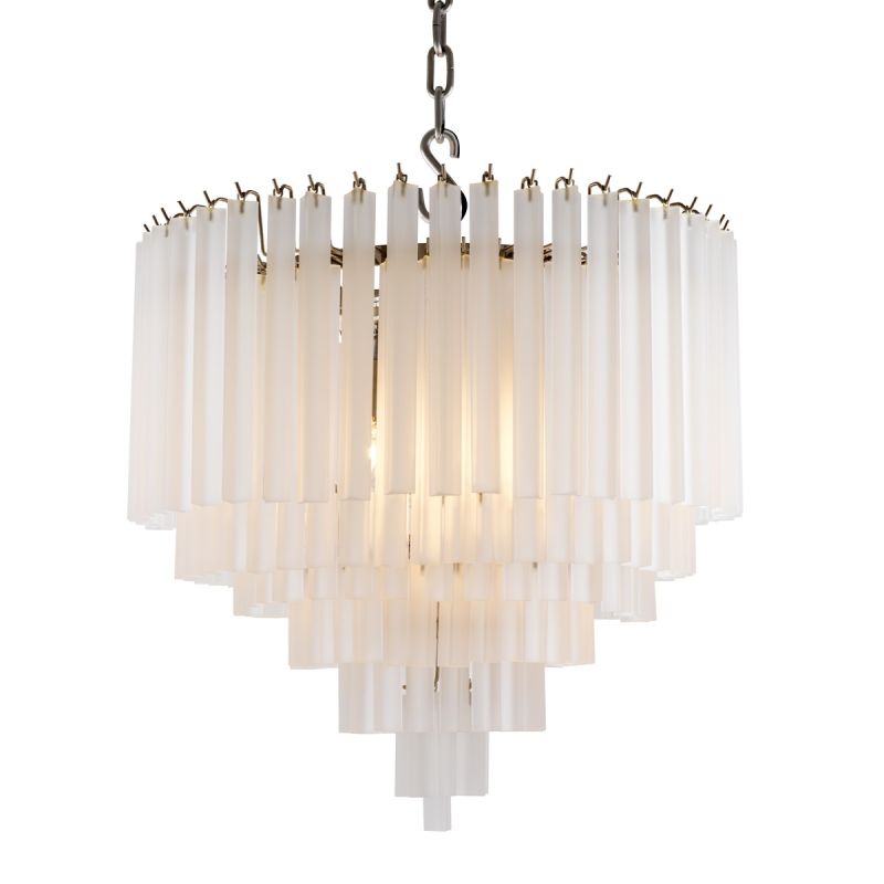 Designer frosted glass chandelier 