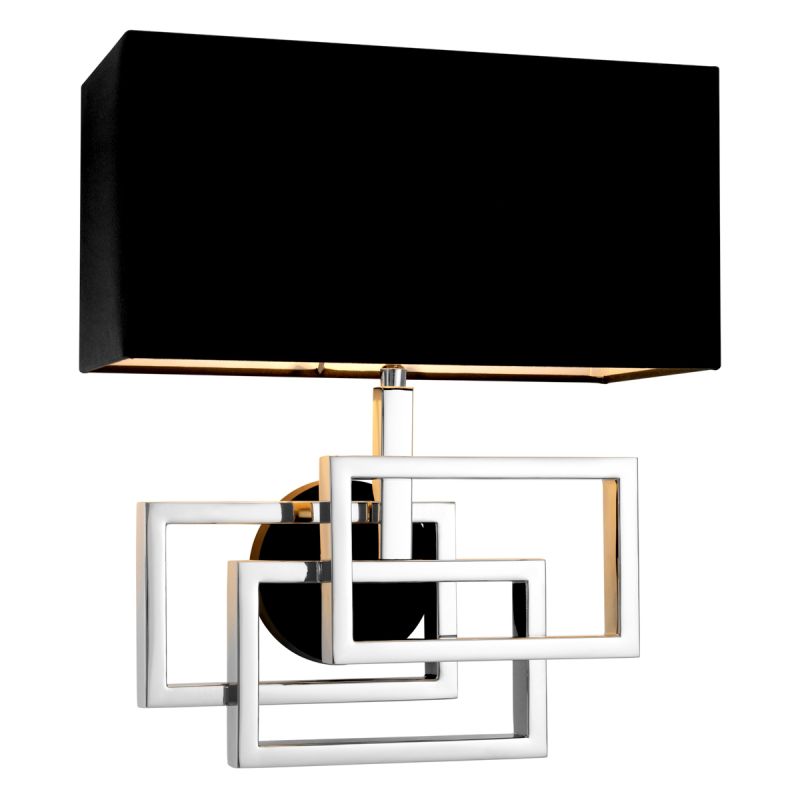 Luxury nickel wall lamp by Eichholtz