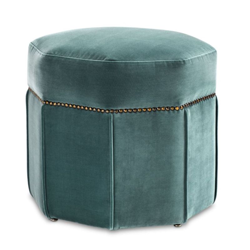 Bombay Stool - Turquoise