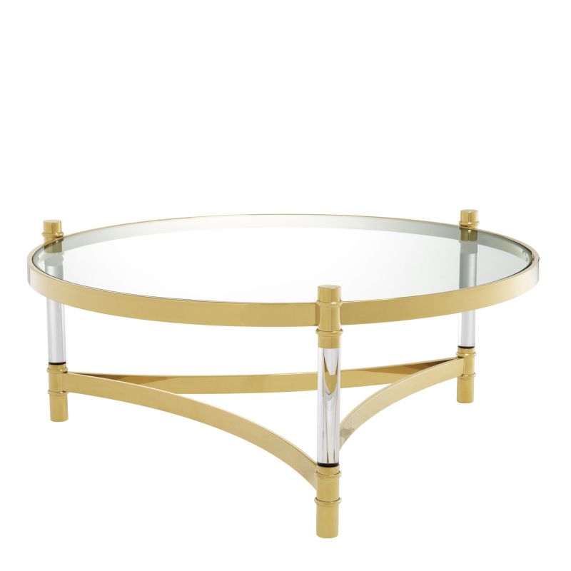 glass table with gold finish stainless steel frame 