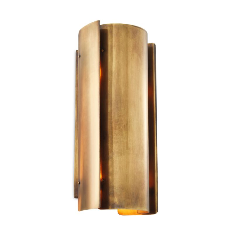 Contemporary vintage brass wall light by Eichholtz