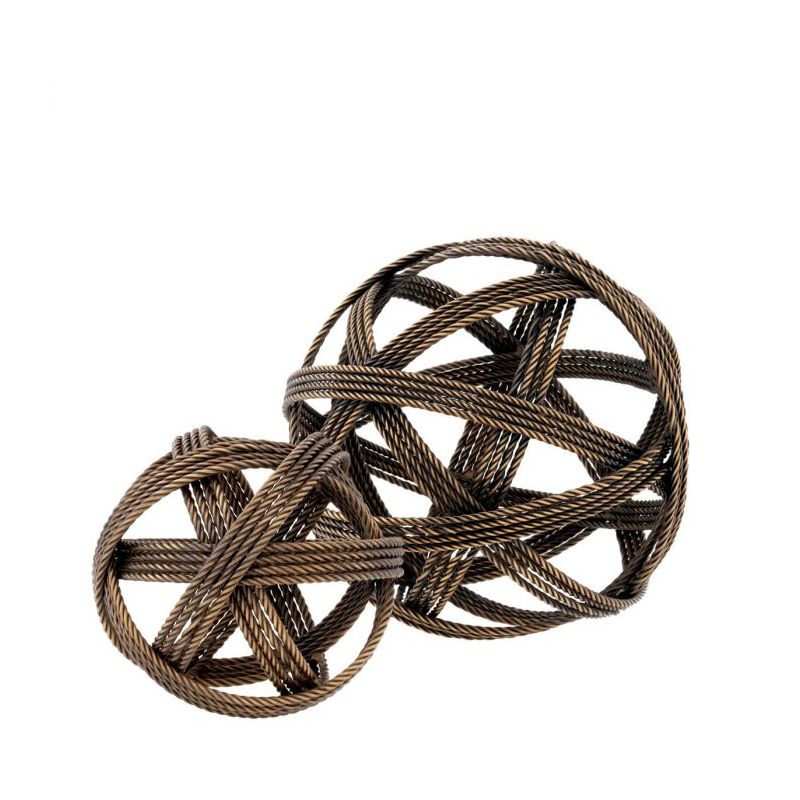 Set of two vintage brass desk accessories