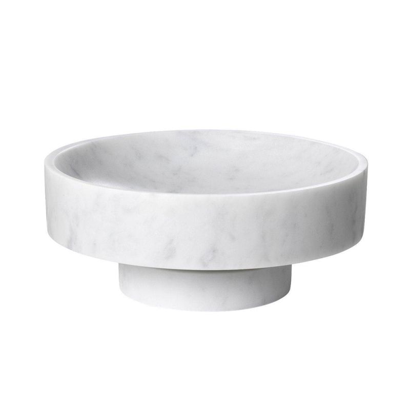 Luxury carrara white marble bowl 