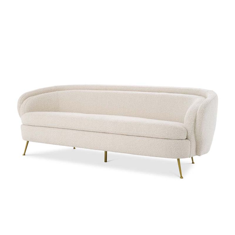 a beautiful off the peg sofa in boucle cream