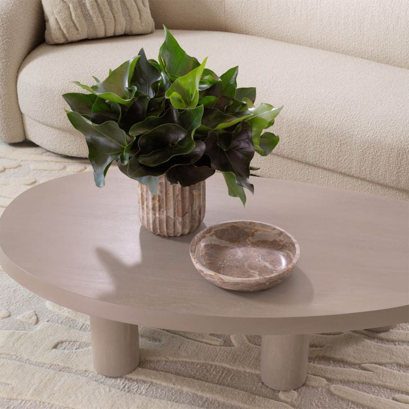 elegant brown marble bowl