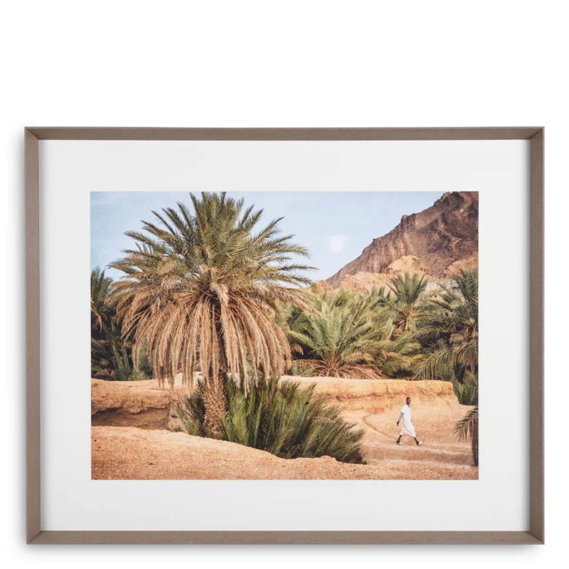 Wooden framed desert print by Eichholtz