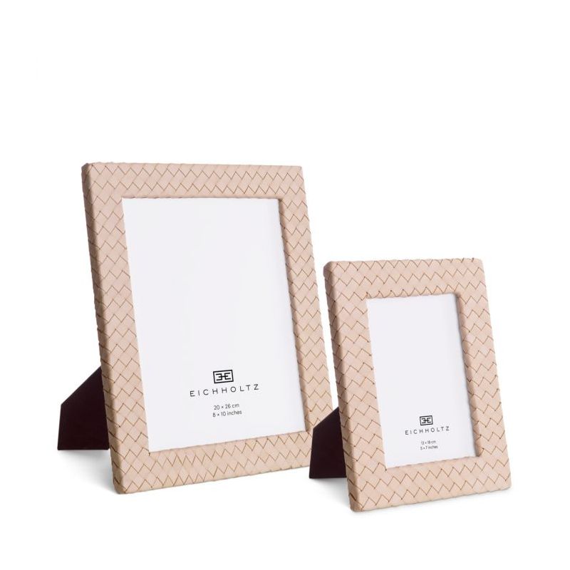 Woven picture frames