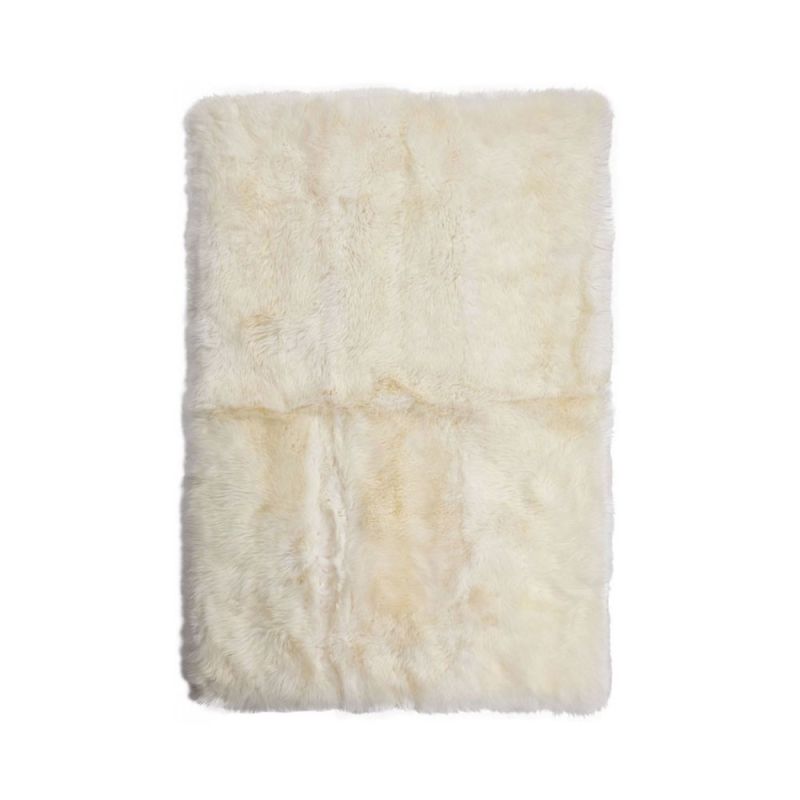 New Zealand Sheepskin Rug In Ivory