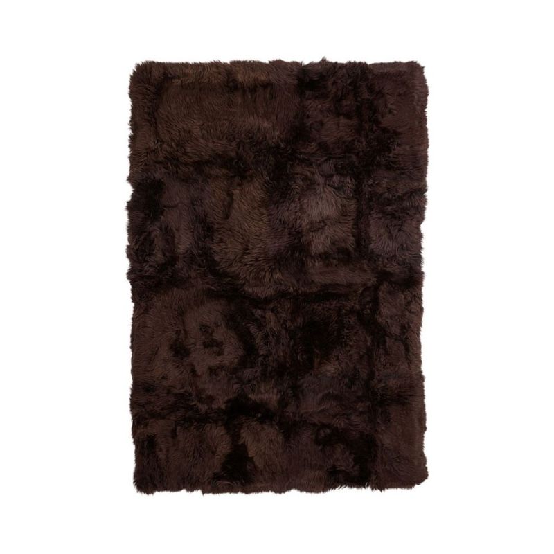 New Zealand Sheepskin Rug In Chocolate