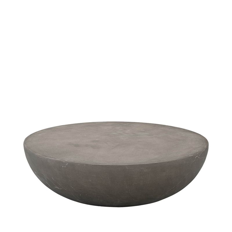 Round concrete coffee table 