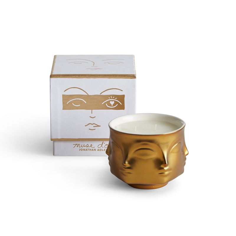 Jonathan Adler Muse D'Or Ceramic Candle Sweetpea & Willow