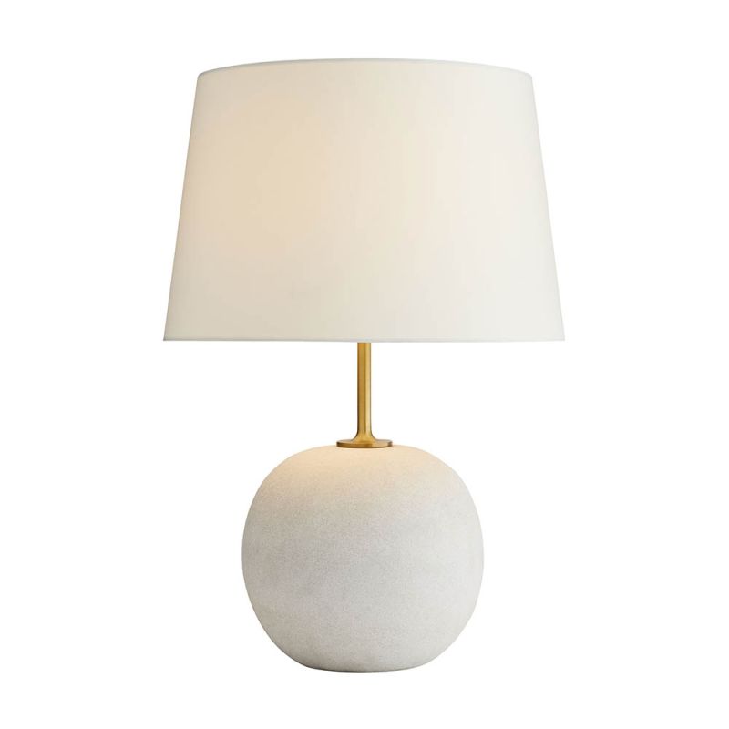 Stunning spherical table lamp in white