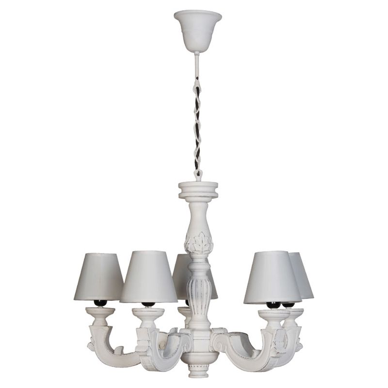 White Knight 5 Arm Chandelier