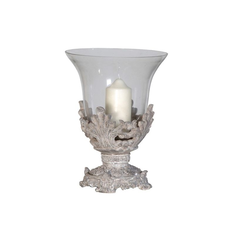 Decorative Candle Holder with Glass