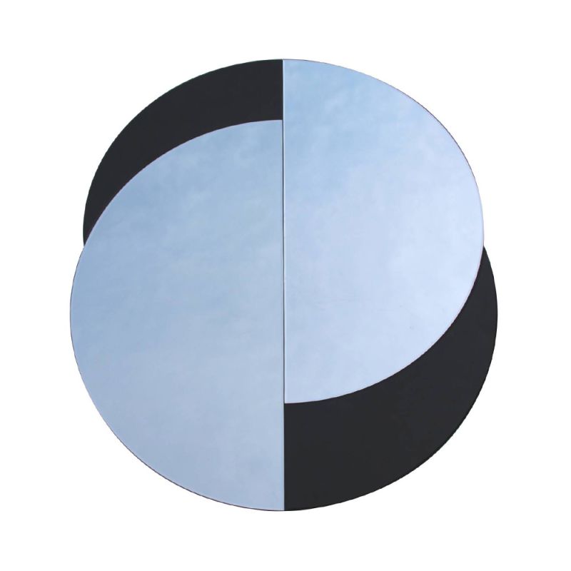 Askew, yin yang design wall mirror