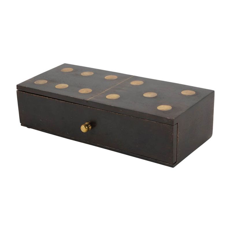 Elegant wooden domino set 