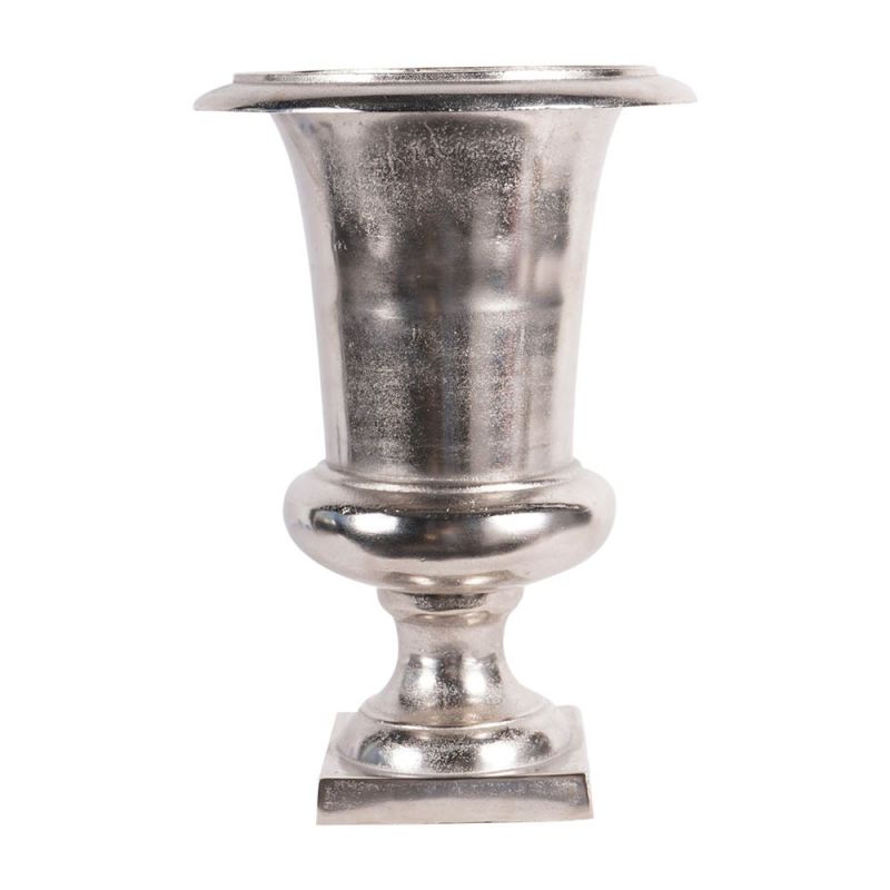 Gorgeous silver urn accessory