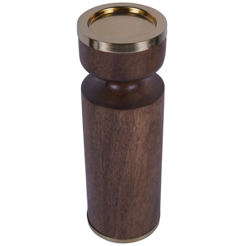 Enhance your space with the Floure Candle Holder - L. Its elegant design beautifully complements any decor, creating a warm and inviting atmosphere.