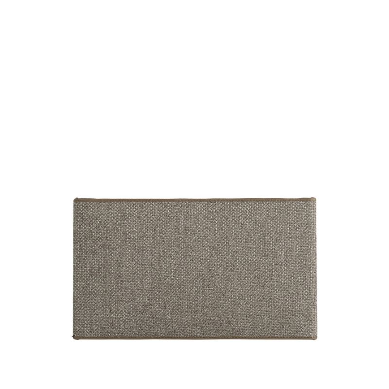 Sleek rectangular lampshade in fabulous rave liver fabric. 