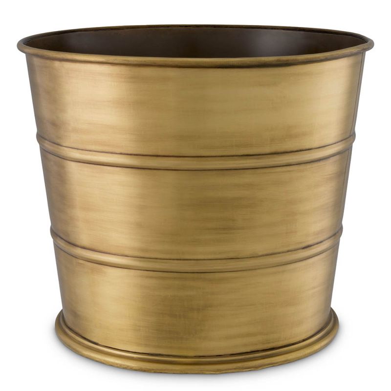 Vintage brass planter