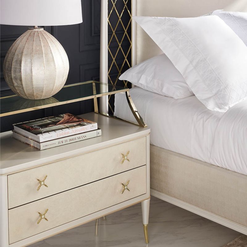 stunning bedside table