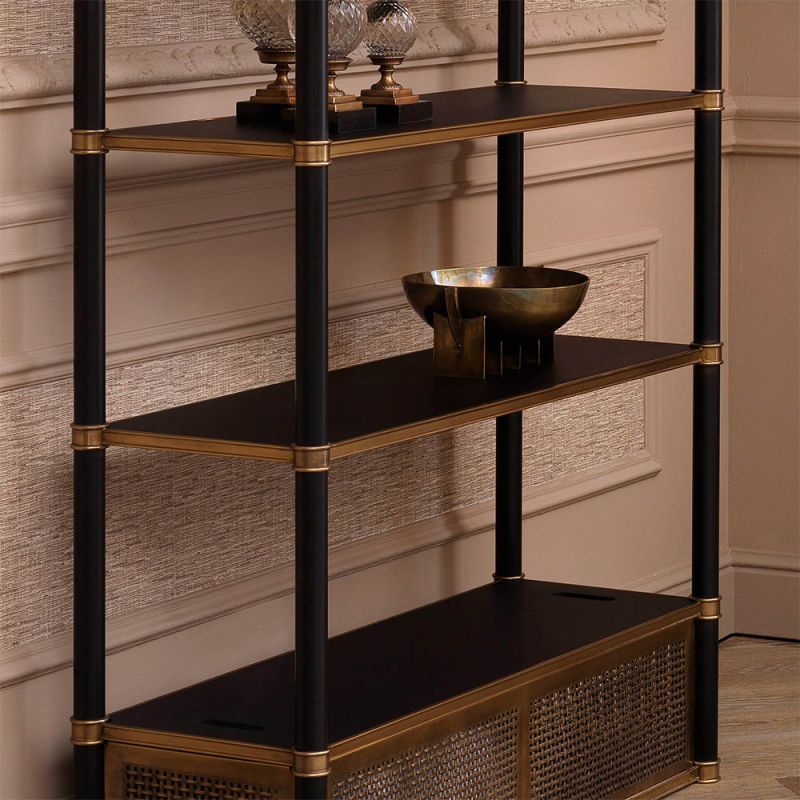 Metal vintage brass bowl with stands