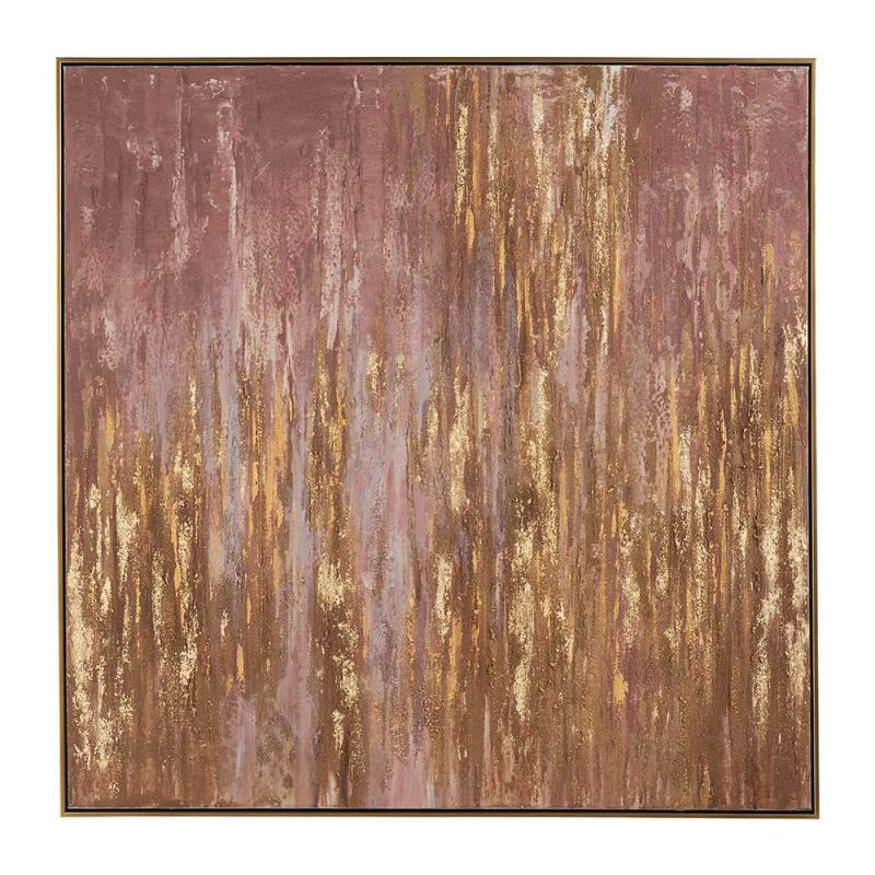Terra Rosa Painting - Pink And Gold