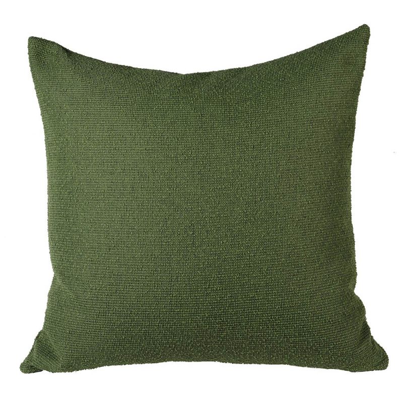 earthy green tone polyester cushion