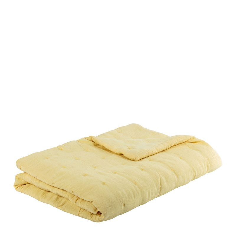Chloe Bedspread - Pastel Yellow