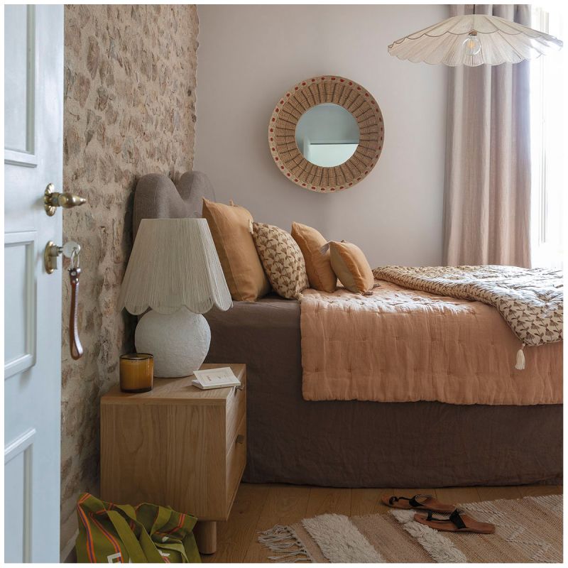 Chloe Bedspread - Apricot