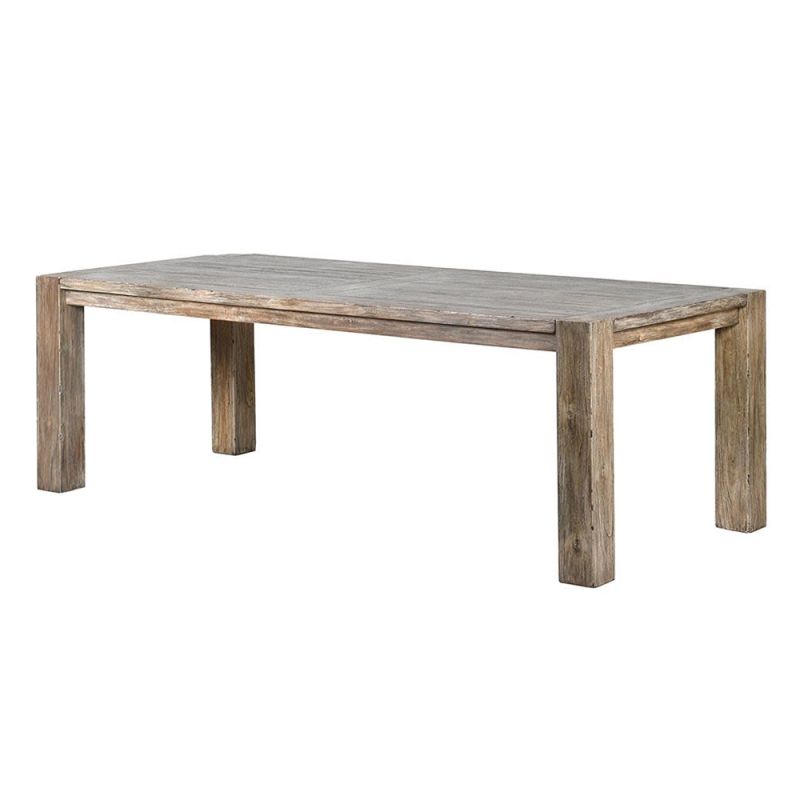 Natural grey oak dining table