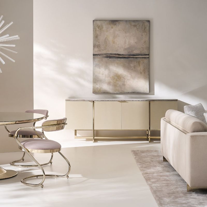 Elevate your space with the Brentel Media Cabinet from Caracole, featuring elegant design and ample storage for your media essentials.