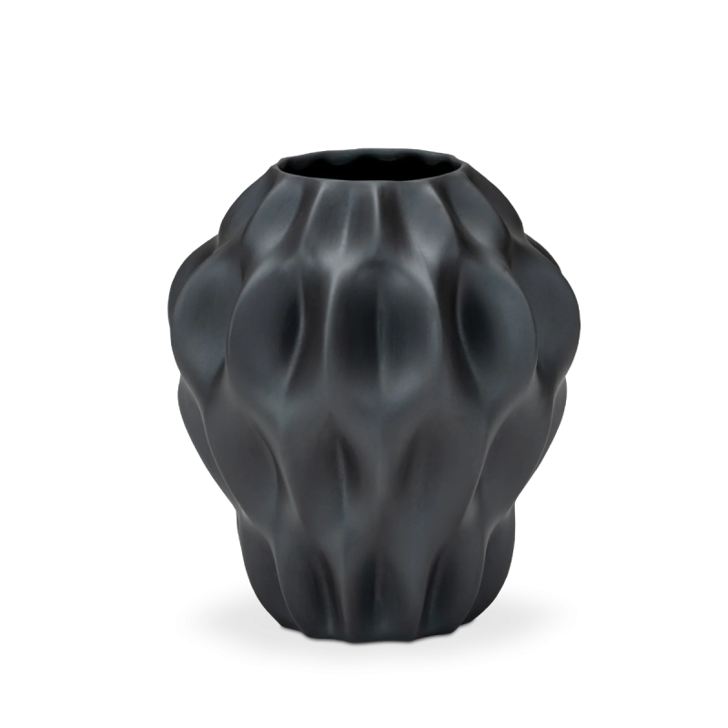 Plissan Vase - Black - Medium