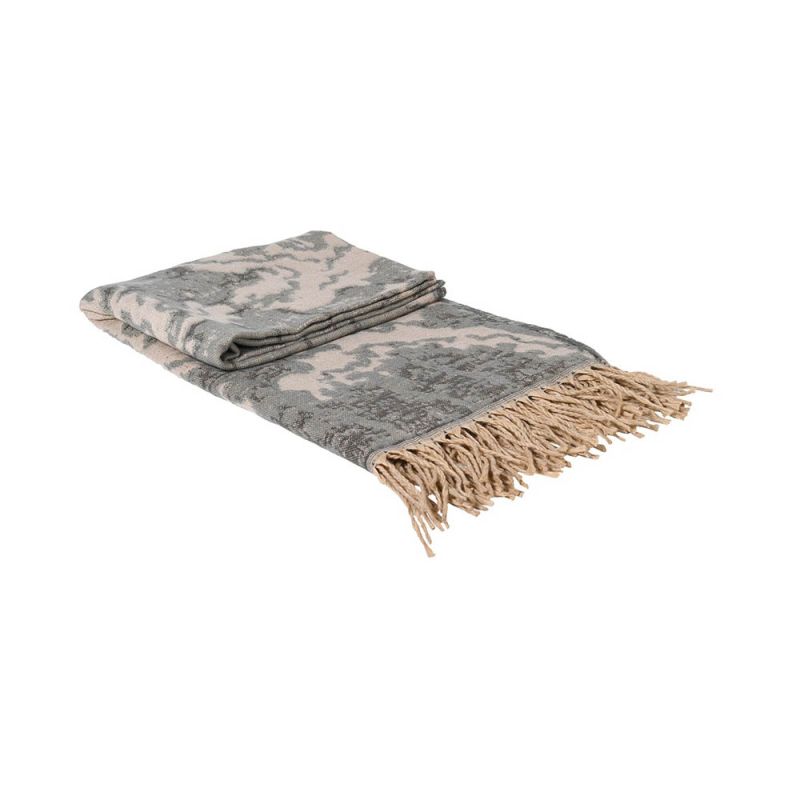 soft cotton throw which features a unique wave Camo design