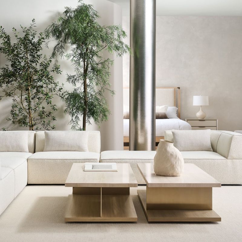 Elevate your space with the Cape Verde Coffee Table - Light by Caracole. Its elegant design combines style and functionality for any modern setting.