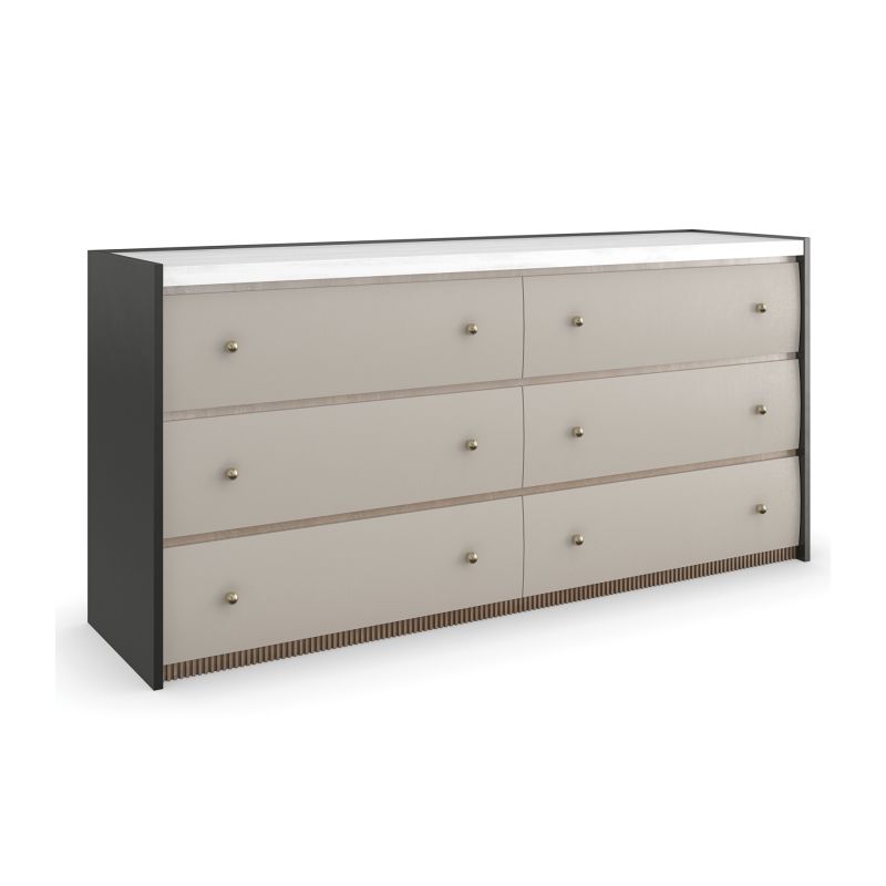 Elevate your space with the Avignon Bronze Dresser by Caracole—an exquisite blend of style and functionality, featuring a stunning bronze finish.