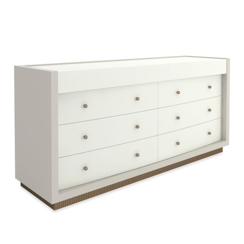 Discover the elegant Calais Dresser by Caracole, featuring stylish design and ample storage to elevate your bedroom decor. Timeless sophistication awaits!
