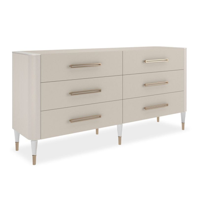 Discover the Caramia 6 Drawer Dresser by Caracole, featuring stylish design and ample storage, perfect for any bedroom decor. Upgrade your space today!