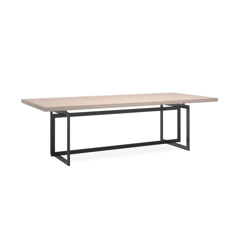 Elevate your dining experience with the Brentel Dining Table by Caracole. Stunning bronze and travertine design for stylish gatherings.