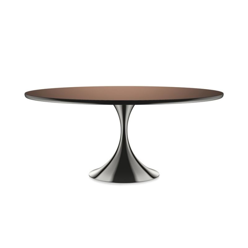 Elevate your dining space with the Semper Oval Dining Table in Bronze. Stylish and spacious at 182 cm, it's perfect for gatherings and elegant meals.