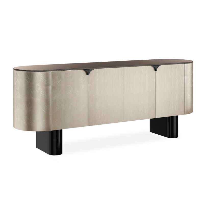 Discover the elegant Gustav Media Cabinet by Caracole, featuring sleek design and ample storage for a stylish, organized entertainment space.